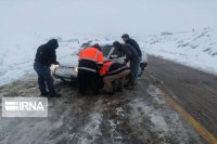۳۵مسافر گرفتار برف در جغتای امدادرسانی شدند