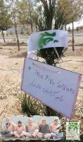 کاشت گل به امید آزادی 5 مرزبان ایرانی در سبزوار