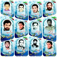 تصاویر شهدای شاخص بخش و 22 شهید شهر ششتمد در ورودی این شهر نصب شد