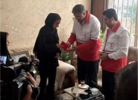 نشان داوطلب ارشد هلال احمر جمهوری اسلامی به خانواده شهید الداغی اهدا شد