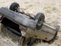 یک کشته و پنج مصدوم بخاطر واژگونی خودرو در جاده شاهرود - سبزوار