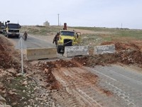 تخریب یک پل فلزی جاده سبزوار- روداب را بست
